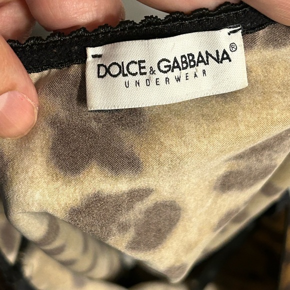DOLCE & GABBANA leopard satin tank - Picture 6 of 6